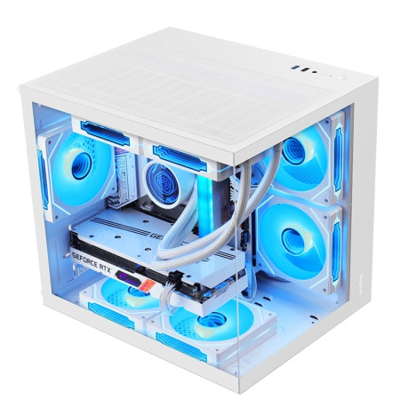 SEGOTEP Brave W1 Beyaz 650W 80+ Midi Tower Kasa (ARGB Fan)