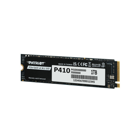 Patriot P410 1TB 5000/4500MB/s PCIe Gen4 x4 NVMe 1.4 M.2 SSD Disk (P410P1TBM28H)